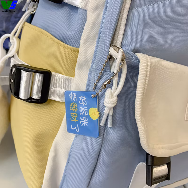 Wide Silver Favourite Schoolbags for Fashion Teens Girls Free Shipping 2024