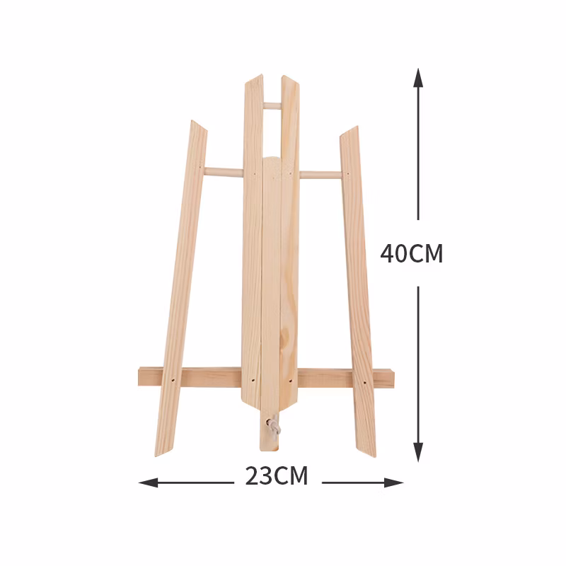 Idocraft Tabletop Wooden H-Frame Easel From 11.8′′ to 19.7′′, Portable Desktop Art Easel, Sturdy and Ajustable Easel Stand for Kids or Students