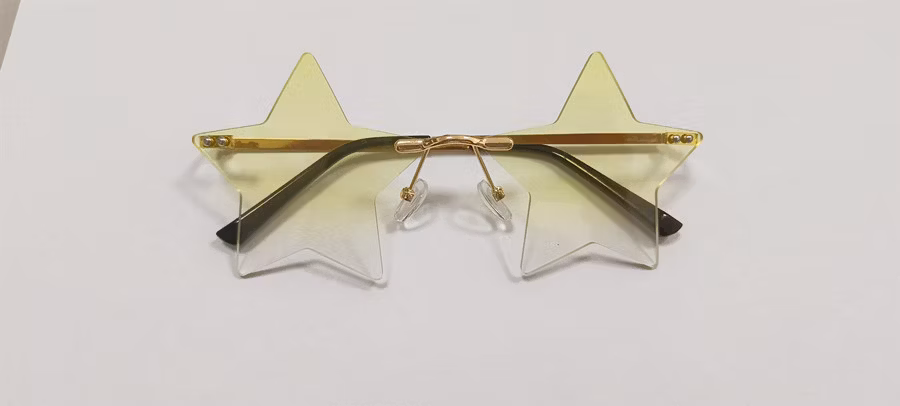 Star Shaped Sunglasses UV Protection Cheap Pink Girls Plastic Promotion Ladies Sunglasses