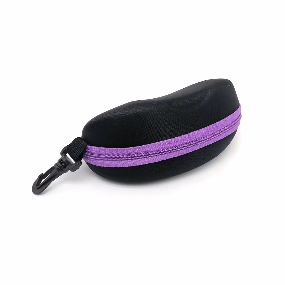 Inno-E014 Manufacturer Wholesale Crush-Resistant EVA Box with Color Zipper for Sunglasses and Optical Glasses, Custom Logo Eco-Friendly