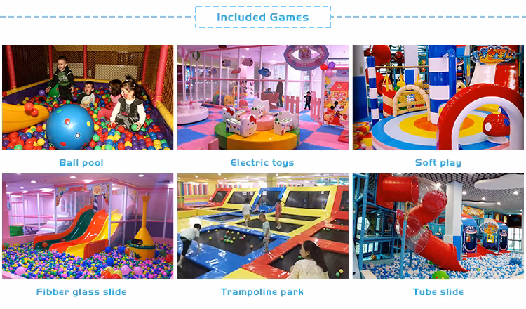 New Arrival Customized Design Children Castle Amusement Indoor Play Center