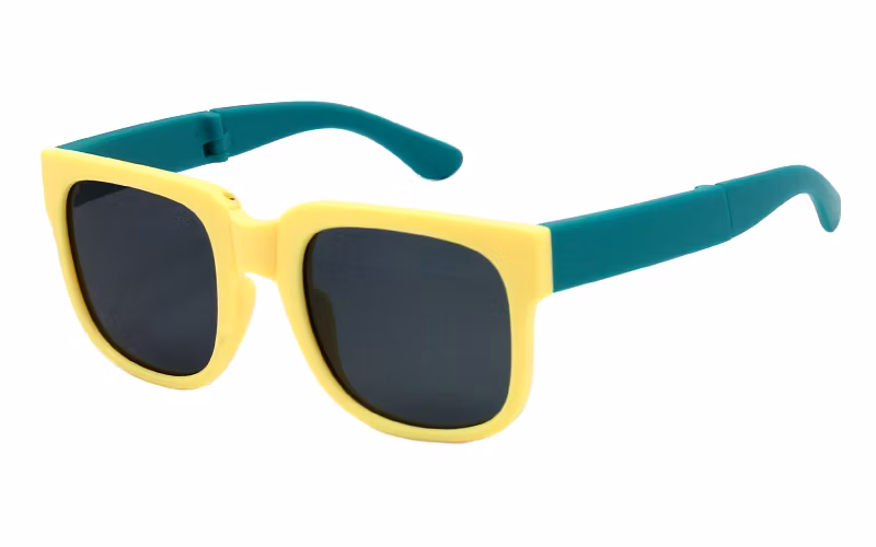 Cutie Baby Candy Color Square Frame Polarized Sunglasses for Kids with UV400