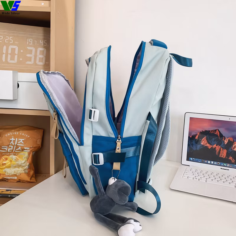 Wide Silver Recommend 2024 Colorful Waterproof Schoolbags Girls Kids Fashion