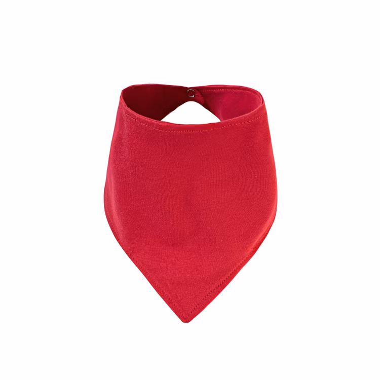 Newborn Children Cotton Solid Color Bib Triangle Towel Drool Towel Bibs Baby Wear Baby Clothes Kids Wear