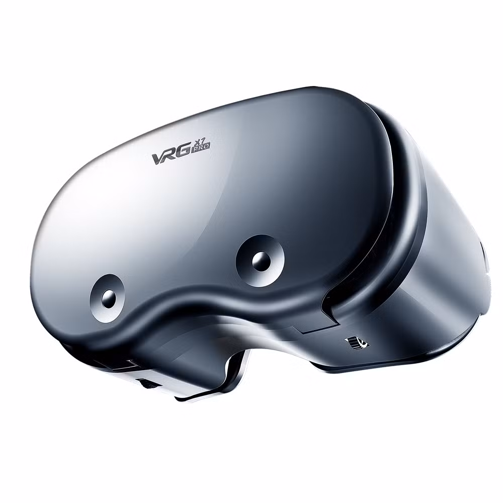 Vrg Vrgpro X7 Vr Headset Blue-Light 3D Virtual Reality Glasses Compatible with Mobile Phones Universal Virtual Reality Goggles for Kids & Adults