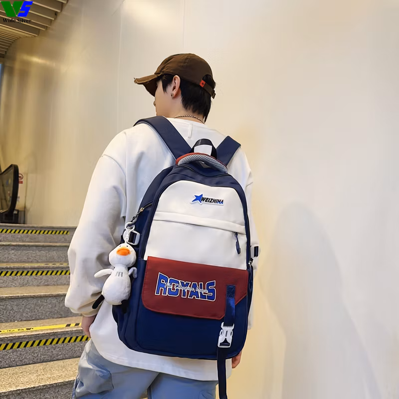 Wide Silver Brand New Beautiful Arrivals Customizable Schoolbag for Kids 2024