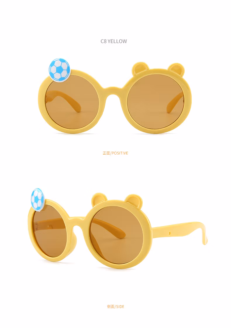 Fashionable Children′s Sunshade Sunglasses Can Love Card Ventilated Baby Sunglasses Children′s UV Protection Glasses