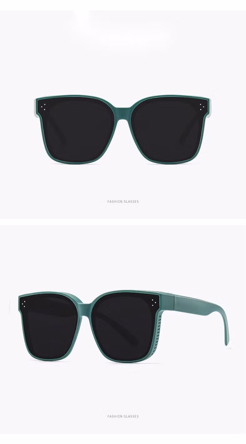 2024 New Popular Big Frame Unisex Fashion UV Sunglasses for Men and Women