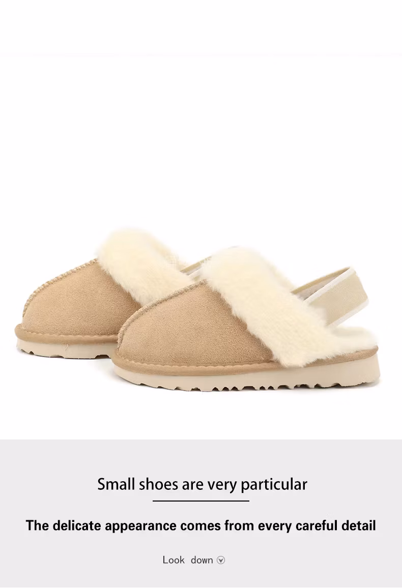 2024 New Design Children Platform Slippers Wholesale Baby Girl Kids Snow Boots