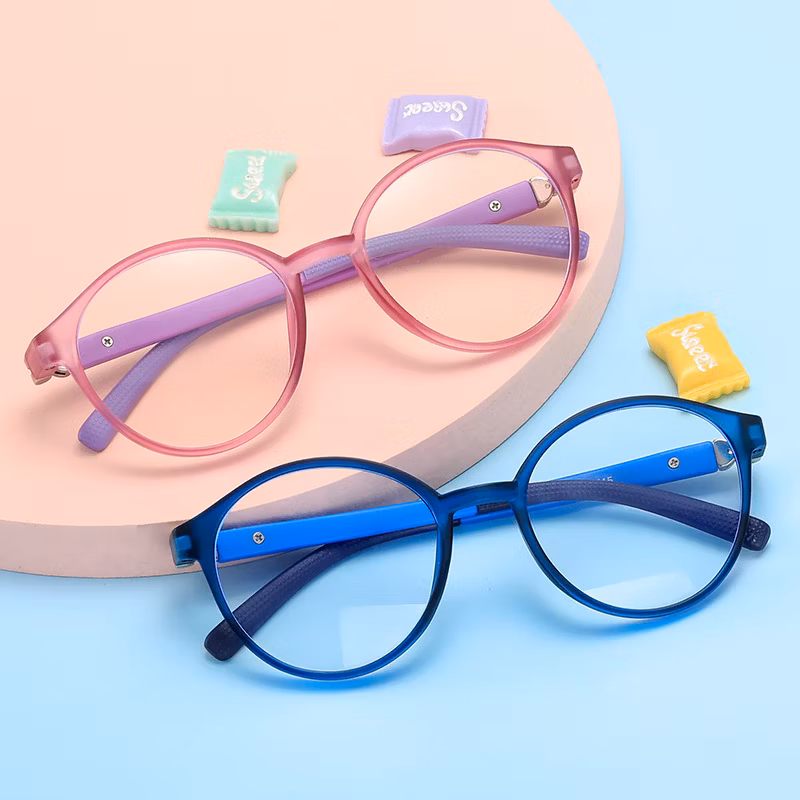 Newest Fashion Trend Factory Customization 360-Degree Rotatable Glasses Frame Boys Girls Kids Children Anti-Blue Glasses