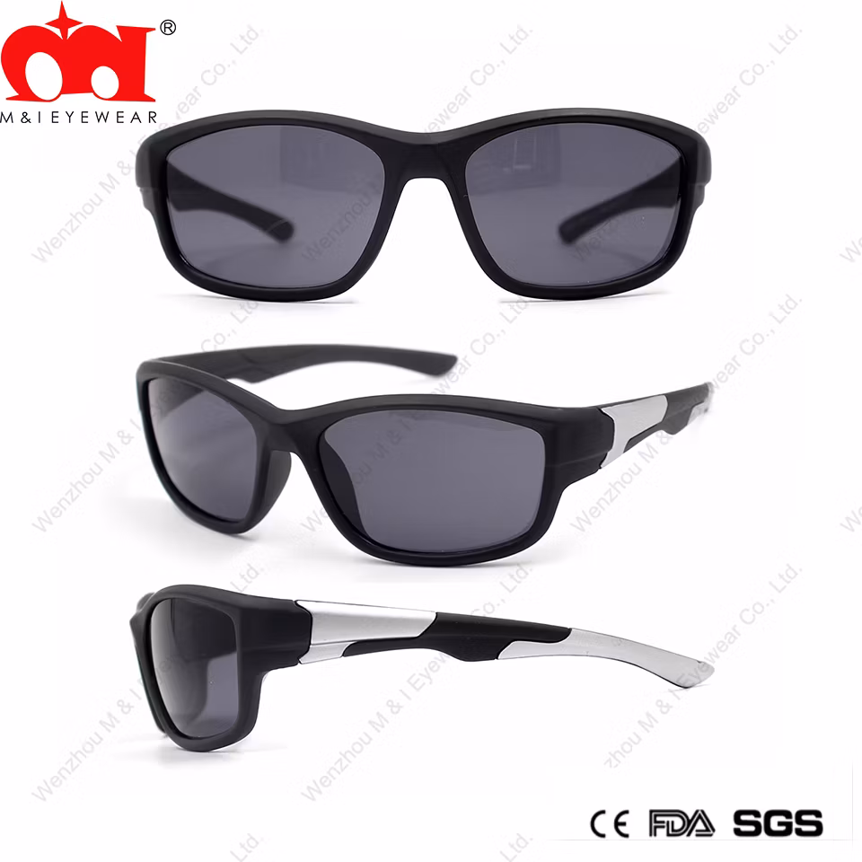 Light Color Shiny Oval-Shape Customized High Quality Kids Sunglasses (LT906144)