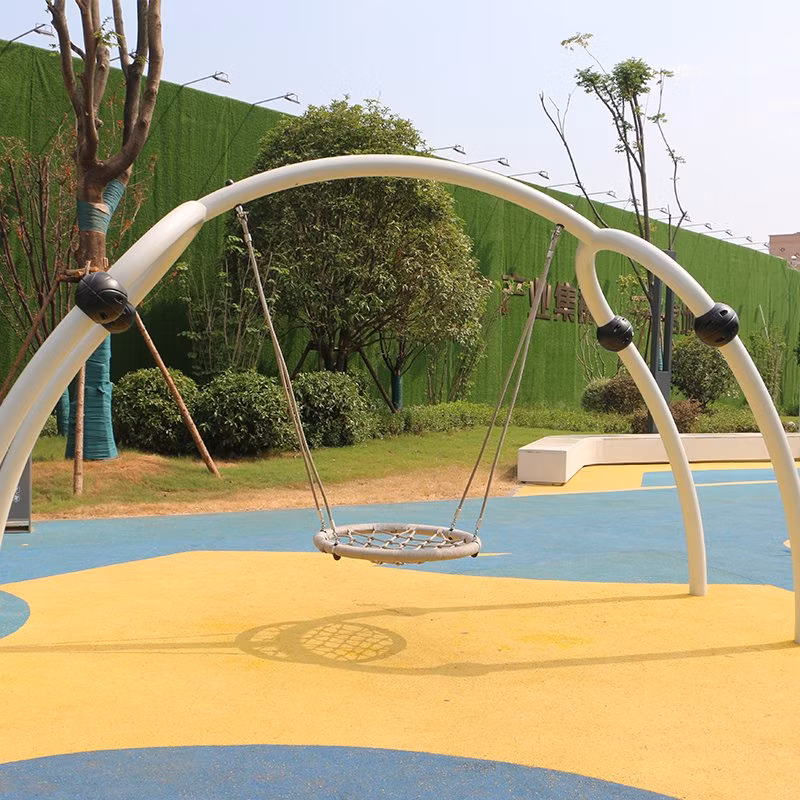 2024 Hot Sale Outdoor Metal Swing Set Child and Baby Toddler