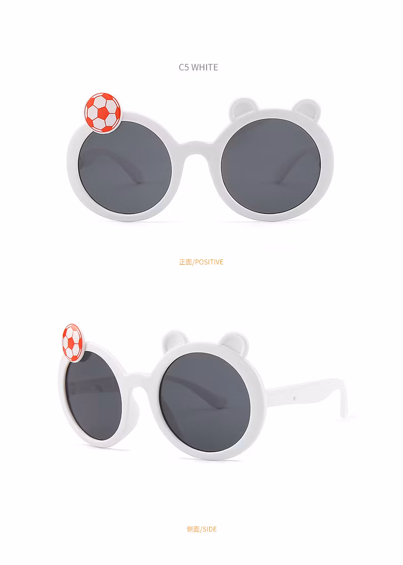 Fashionable Children′s Sunshade Sunglasses Can Love Card Ventilated Baby Sunglasses Children′s UV Protection Glasses