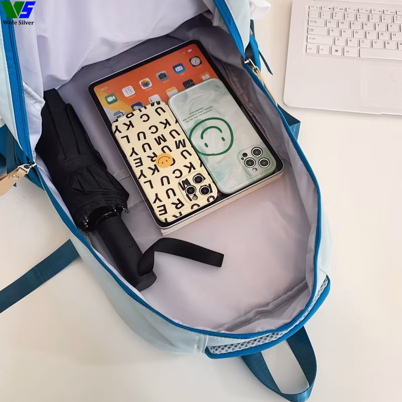 Wide Silver Recommend 2024 Colorful Waterproof Schoolbags Girls Kids Fashion