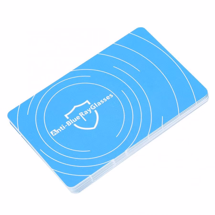 Ap-037 Factory Direct Pricing Low Price Wholesale Anti-Blue Light Protect Blue Ray Blocker Tester Testing Card for Glasses