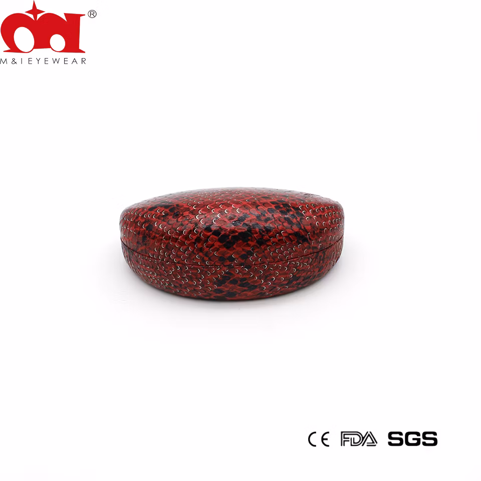 Wholesale Unbreakable Snakeskin Grain Two Color Fashion Sunglasses Case