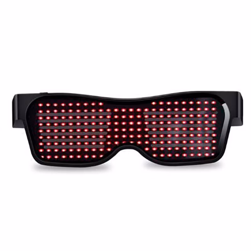 Party LED Glasses Disco Wine Bar Dynamic Flashing LED Glasses Blue Tooth APP Support Customizable Light up Glass USB Charging