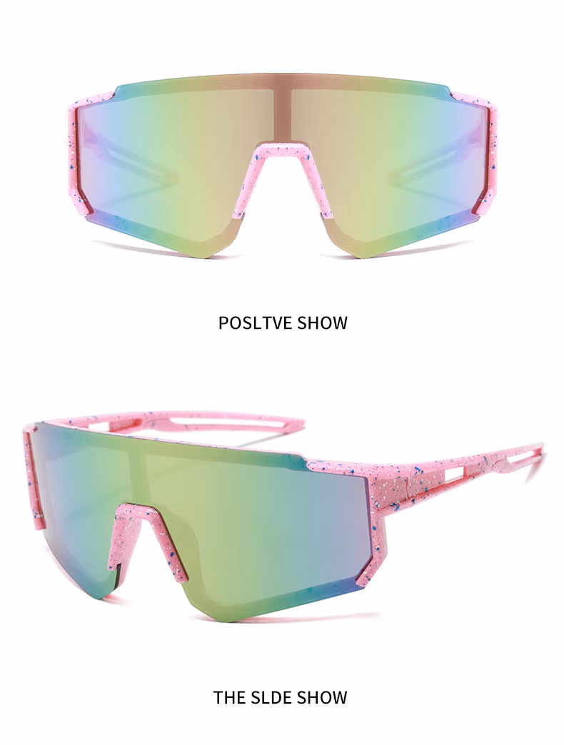 Fashion Punk One Piece Nasal Pad Polarized Sun Glasses Boy and Girl Cycling Luxury Brand Designer Sport Sunglasses for Children