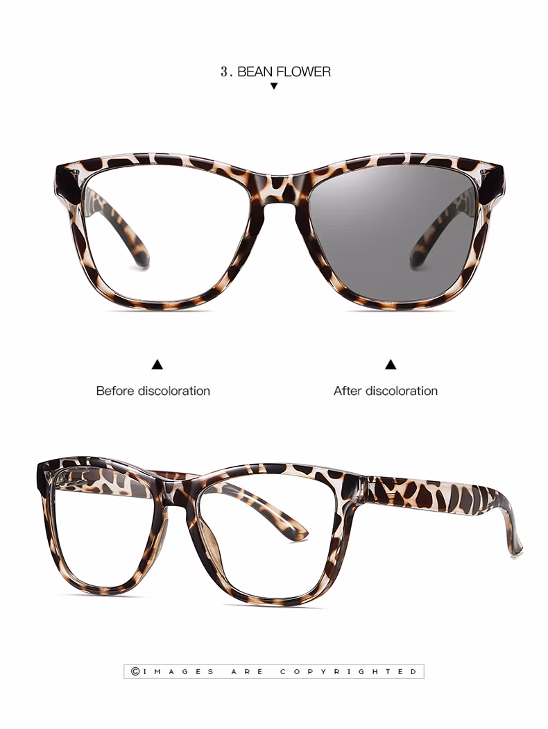 2023 Factory Changeable UV400 CE Lenses Wenzhou Hot Popular Square Tr90 Unbreakable Frame Color Change Frame Sunglasses Anti Blue Light Blocking Optical Glasses
