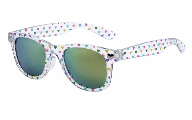 Manufacturers Wholesale New Kids Cartoon Sunglasses Pink Square Frame Anti-UV Sunglasses