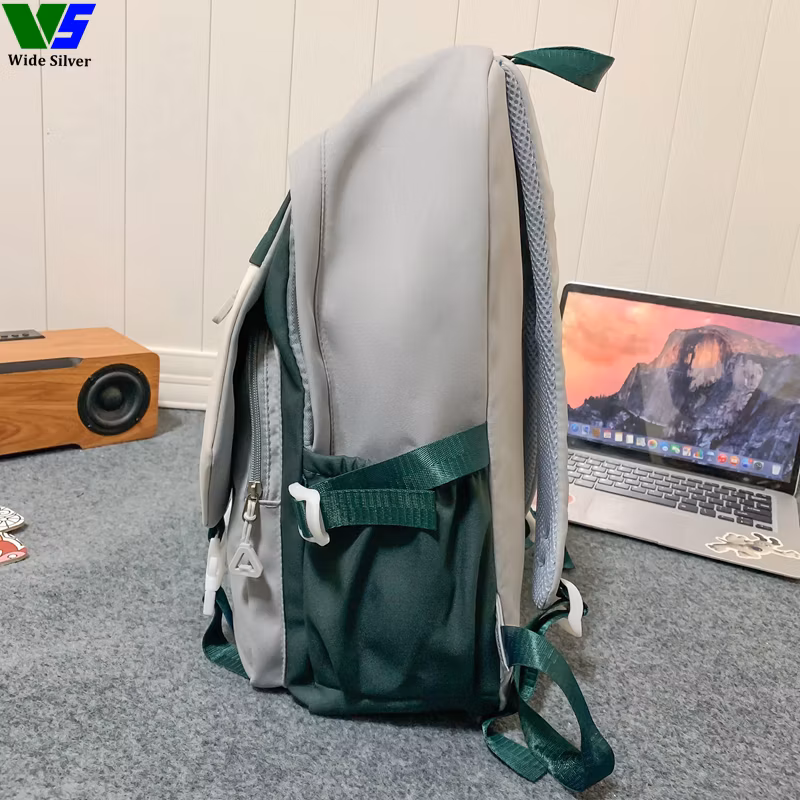 Wide Silver Morden Style Venta De Mochilas Escolares Por Mayoreo Schoolbag 2024