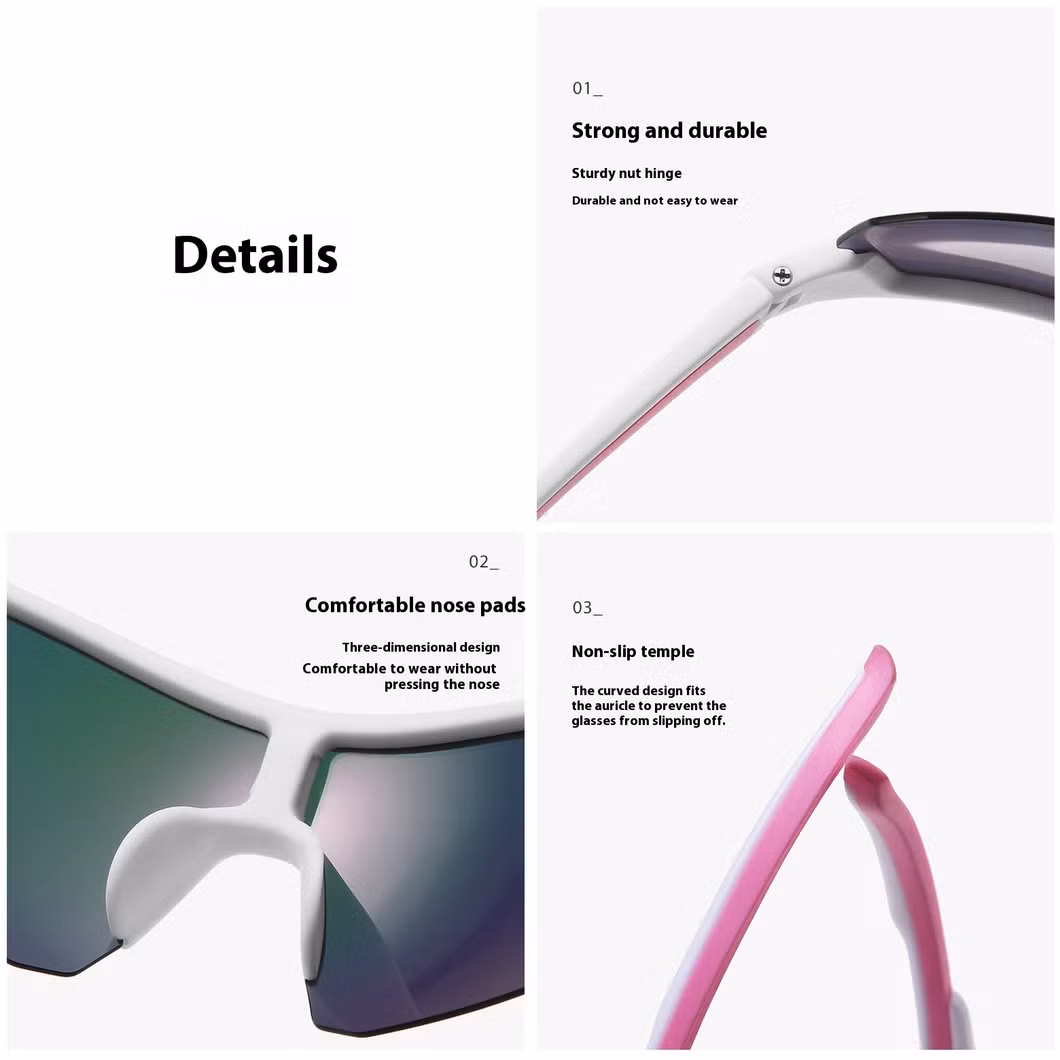 Wholesale New Kids Outdoor Riding Sun Glasses Tr90 Frames Tac Lenses Fashion Design Custom Anti-Ultraviolet Sports Sunglasses