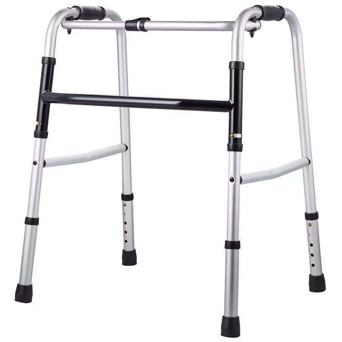 Rollator Walker Middle Child/ Child′ S Single Button Aluminum Walker Frame
