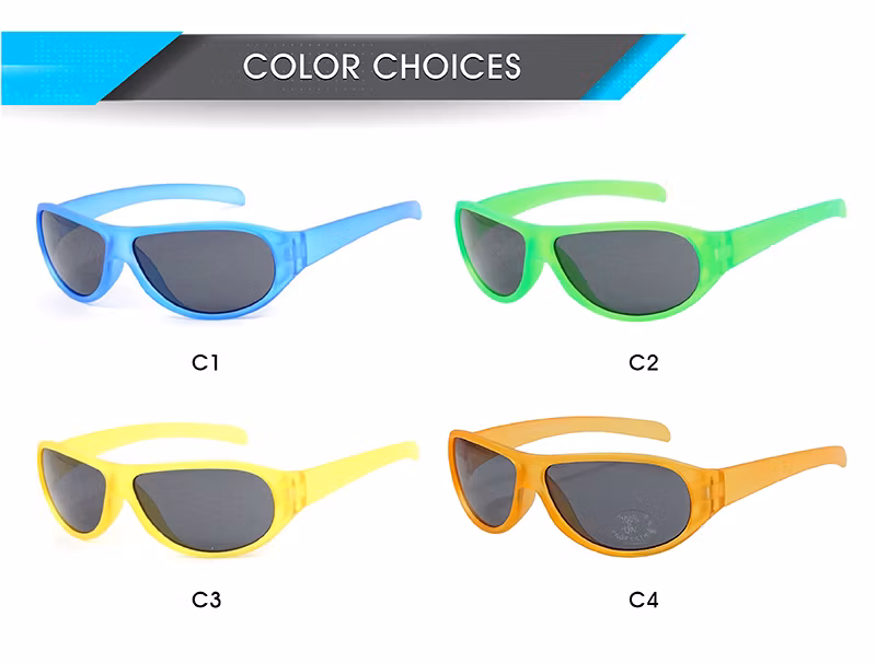 Pilot Optics Custom Bulk Sell Plastic UV400 Fashion Baby Boy Shades Sunglasses