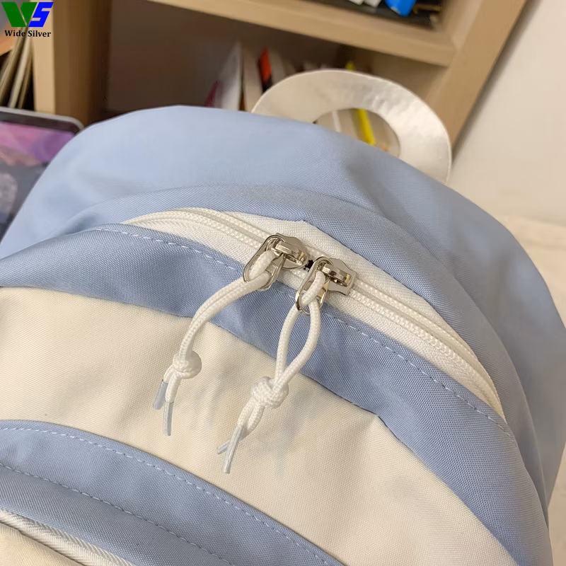 Wide Silver Favourite Schoolbags for Fashion Teens Girls Free Shipping 2024