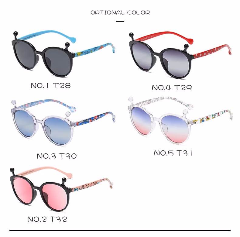 2023 Kids Cute Animals New Arrival Best Selling Hot Popular Kids Eyewear Unbreakable High Quality Children Custom Logo Tac UV400 Polarized Lenses Sunglasses