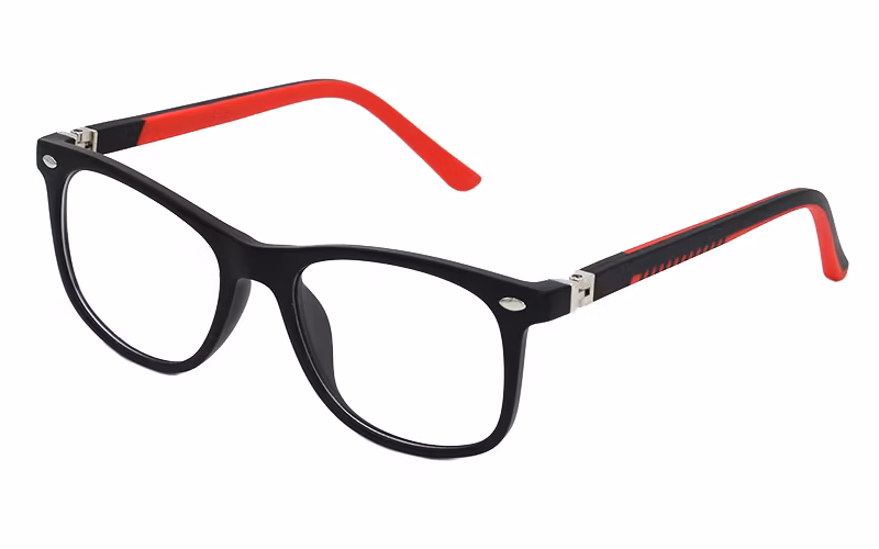 Crystal Rectangular Tr90 Anti Blue Light Optical Frames for Kids