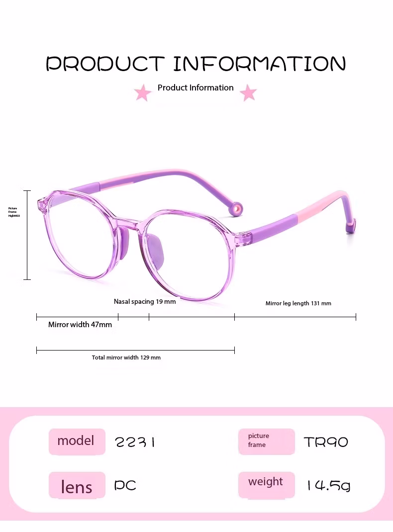 Kids Optical New Arrival Anti Blue Light Blocking Computer Glasses