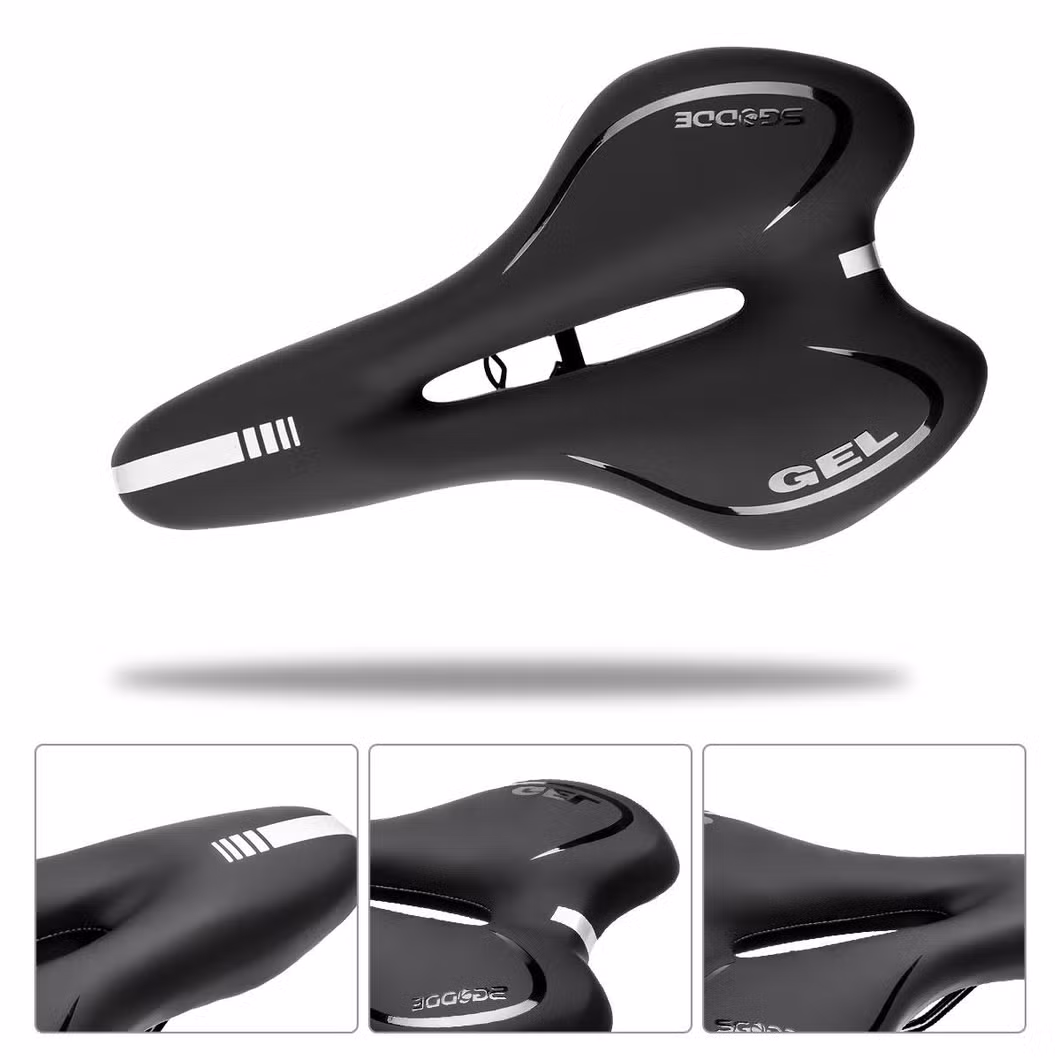 Bike Seat Comfort Bike Saddle with Memory Foam Breathable Soft Bicycle Cushion