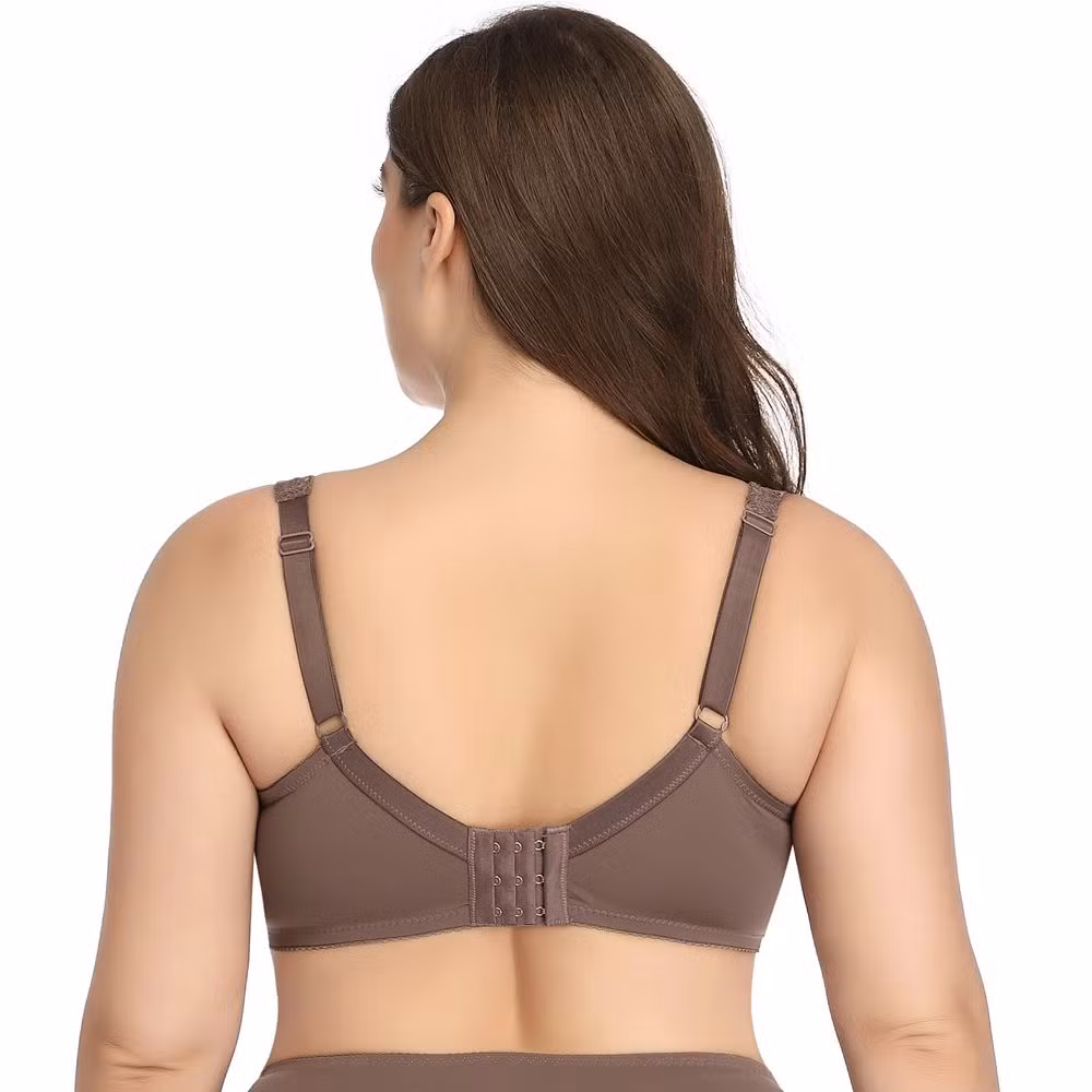 Intiflower Sexy Underwire Bra for Women Soft and Comfortable Vena Bra Elegant Big Cup Set Bow Decoration