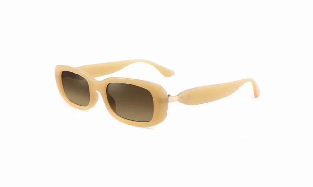 2024 New Arrival High Quality Full Rim PC Retangle Frame Fashion Unisex Sunglasses with 100% UV400 Polarized Lenses