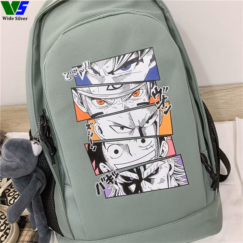 Wide Silver Rushed Casual Verified Customizable Schoolbag Free Shipping 2024