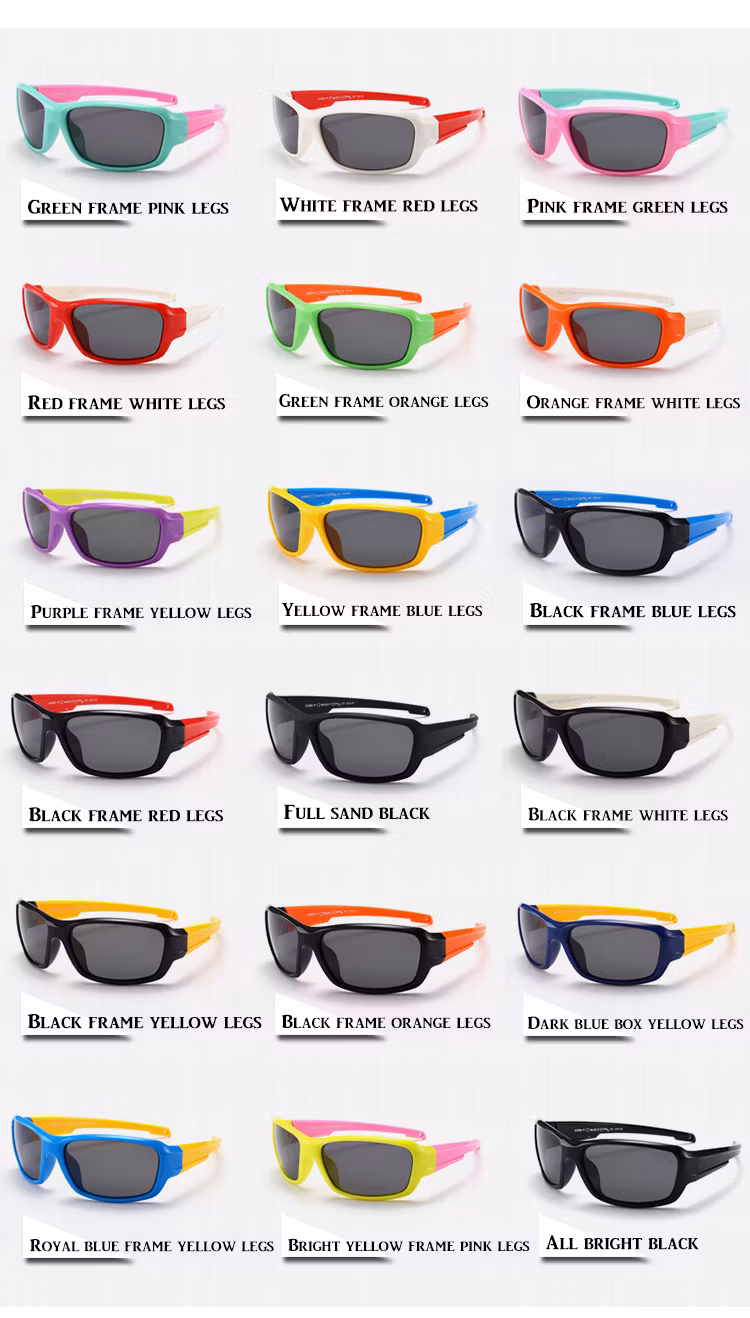 High Quality Custom Kids Sunglasses Polarized Fashion Children Sunglasses