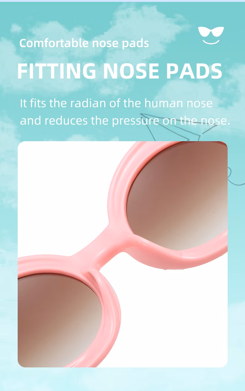 Hot Sale Factory Customized Designer Cross Border New Kids Eyewear Fashionable Sun Glasses Children Sunglasses