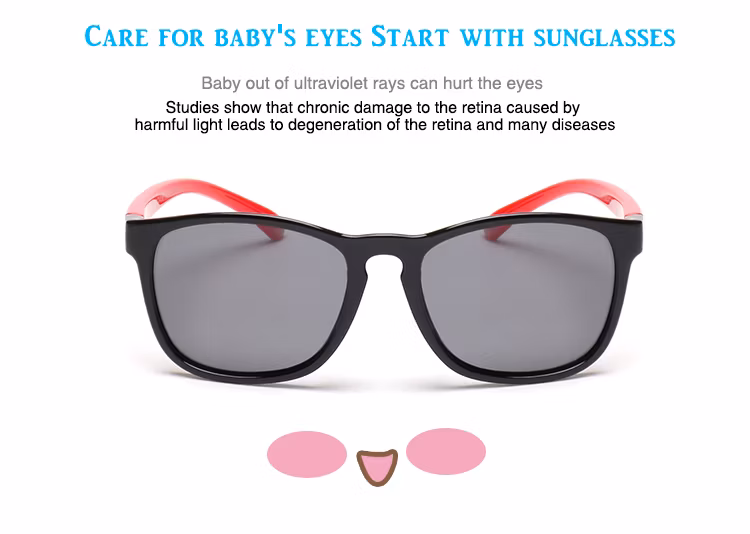 Kids Toddler Boys Girls Multi Colors Classic Retro Sunglasses
