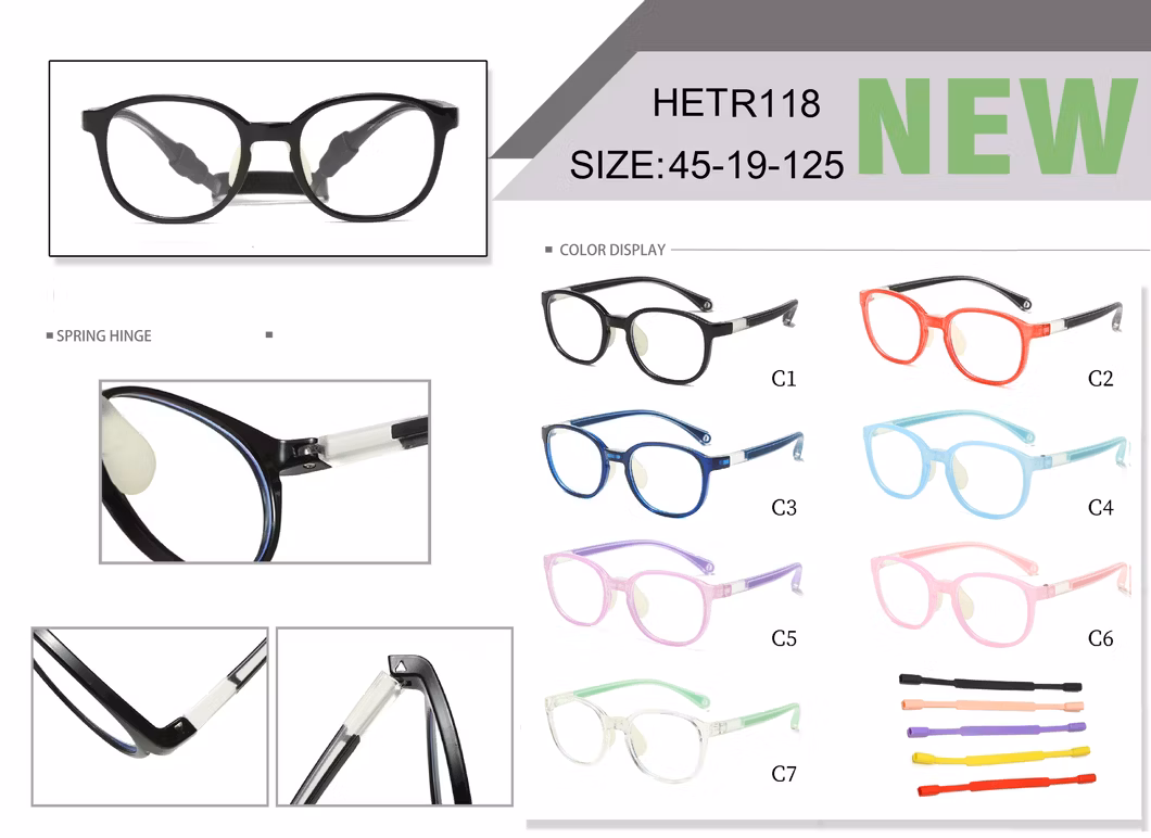New Fashion Kid Glasses Flat Glasses for Boys and Girls Full Frame Lightweight Computer Goggles