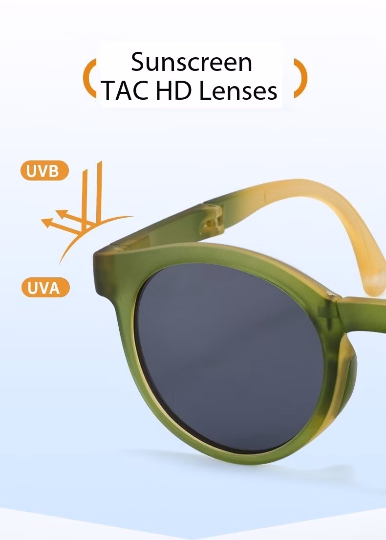 Designer Fashion Kid/Children Tpee Folding Polarized Children Sunglasses
