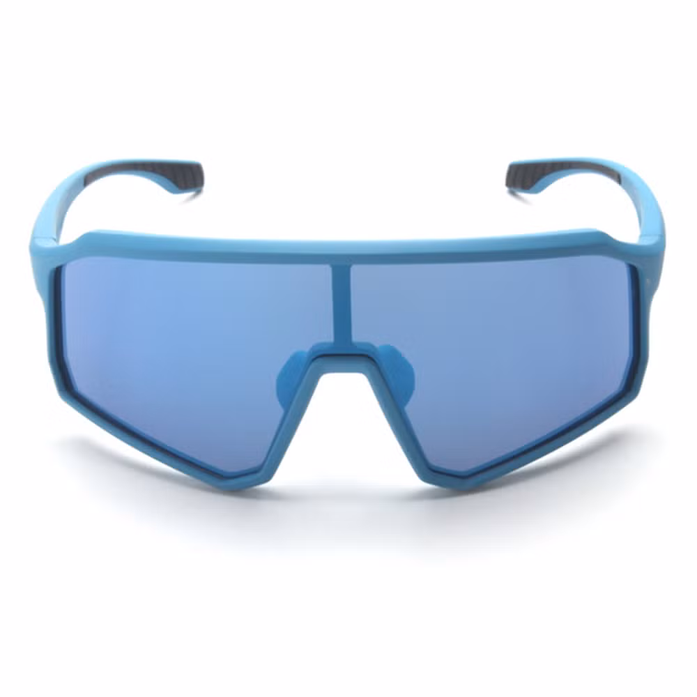 Custom Cycling Glasses UV400 Protection Youth Baseball Shades Baby Blue Sports Goggles