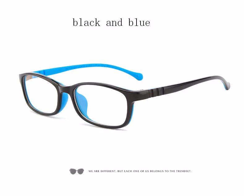 FC Brand Designer Glasses Round Kids Optical Frame Fashion Anti Blue Light Eyeglasses