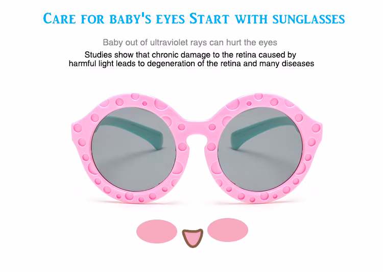 Light Colorful Sport Boy Children Kid Plastic Sunglasses