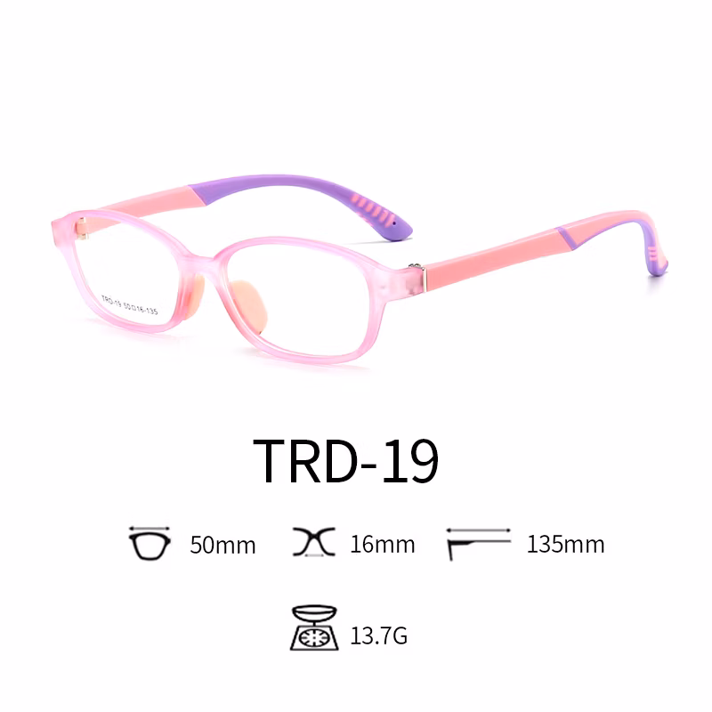 2020 New Arrivals Anti Blue Light Glasses Tpee Rubber Flexible Kids Nerd Glasses