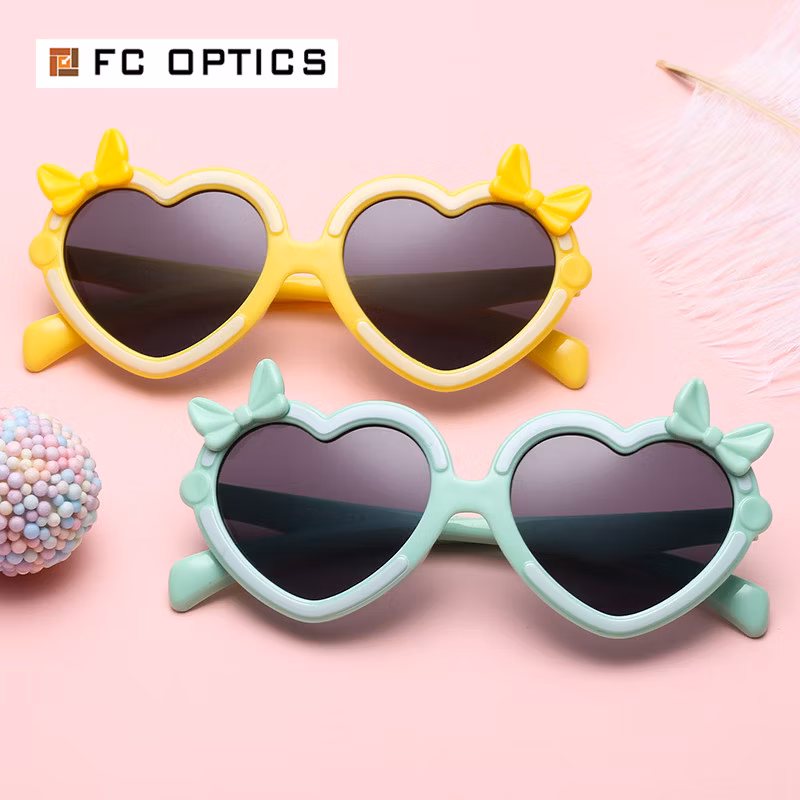 Wholesale 2020 Hot Fashion Kids Heart Sunglasses Girls