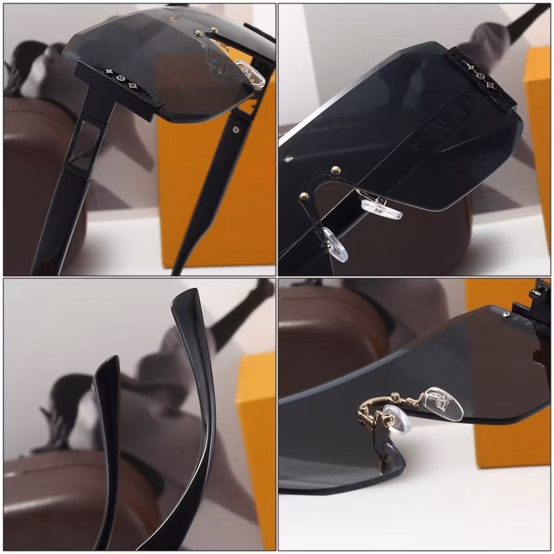 New Design Luxury Oversize Square Sunglasses Women Shades Gradient Sunglasses