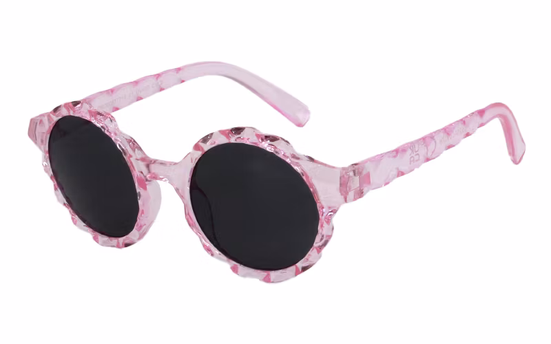 Lovely Jelly Color Oval Frame Kids Party Style Sunglasses