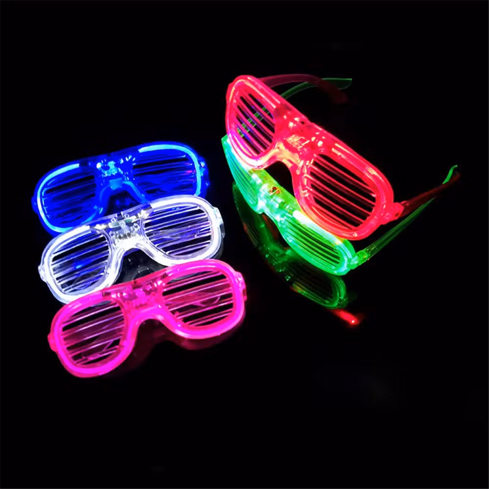 Luminous Star LED Glasses Kids Birthday Halloween Christmas Party Bar Party Neon Colorful Glowing Glasses