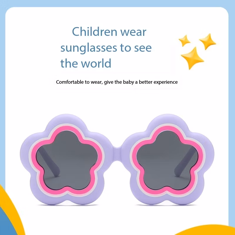 Unisex Kids Sunglasses for Little Boys Girls Gift UV400 Polarized Shades Flexible Silicone Kids Sunglasses